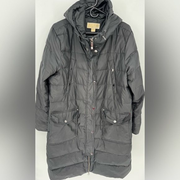 Michael Michael Kors Women's Long Down Winter Coat With Hood XL - Picture 1 of 16